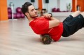 Wałek rehabilitacyjny do masażu - wałek do ćwiczeń - roller do  masażu - wałek rehabilitacyjny - roller do fitnessu- Standard Roller Qmed