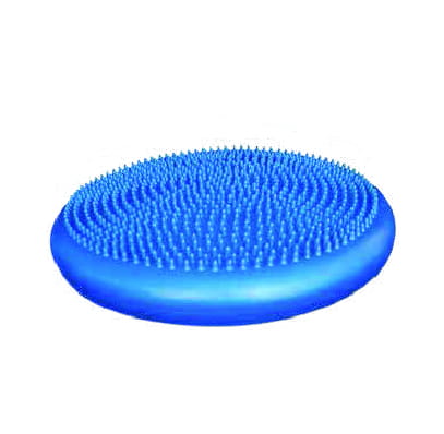 Poduszka sensoryczna do ćwiczeń - poduszka do siedzenia - beret ortopedyczny - poduszka jeż rehabilitacyjna - beret do ćwiczeń - beret rehabilitacyjny - niebieska - Balance Disc Qmed
