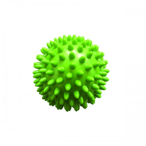 Piłka do masażu - kulka do masażu - piłka z kolcami do rehabilitacji - zielona - Massage Balls 7 cm Qmed