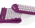 Zestaw do akupresury - mata do akupunktura z wałkiem - mata do masażu z poduszką - Acupressure mat Qmed